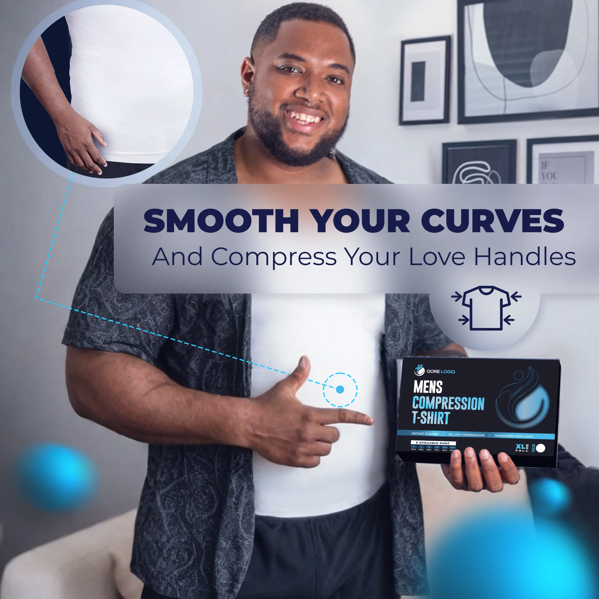 Compression Shirt Short Sleeve | Tall Length - Image 6