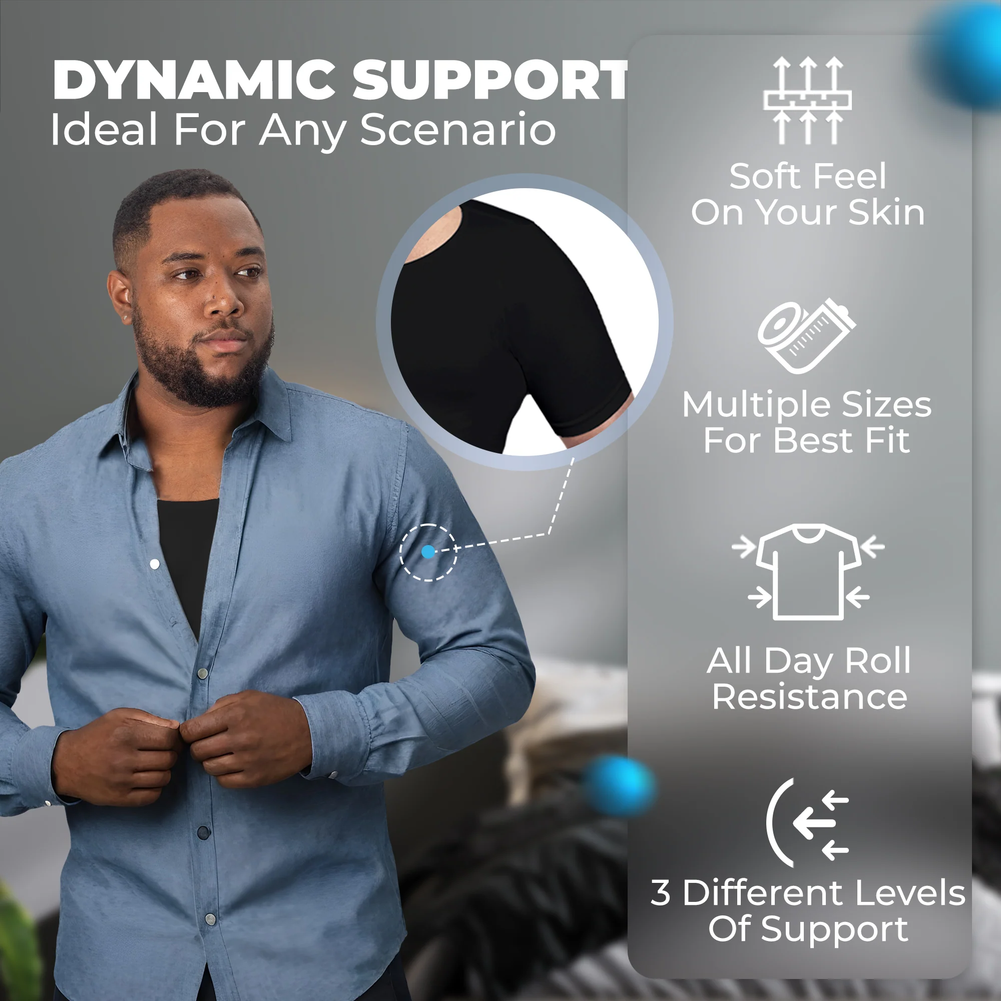 Compression Shirt Short Sleeve | Tall Length - Image 7