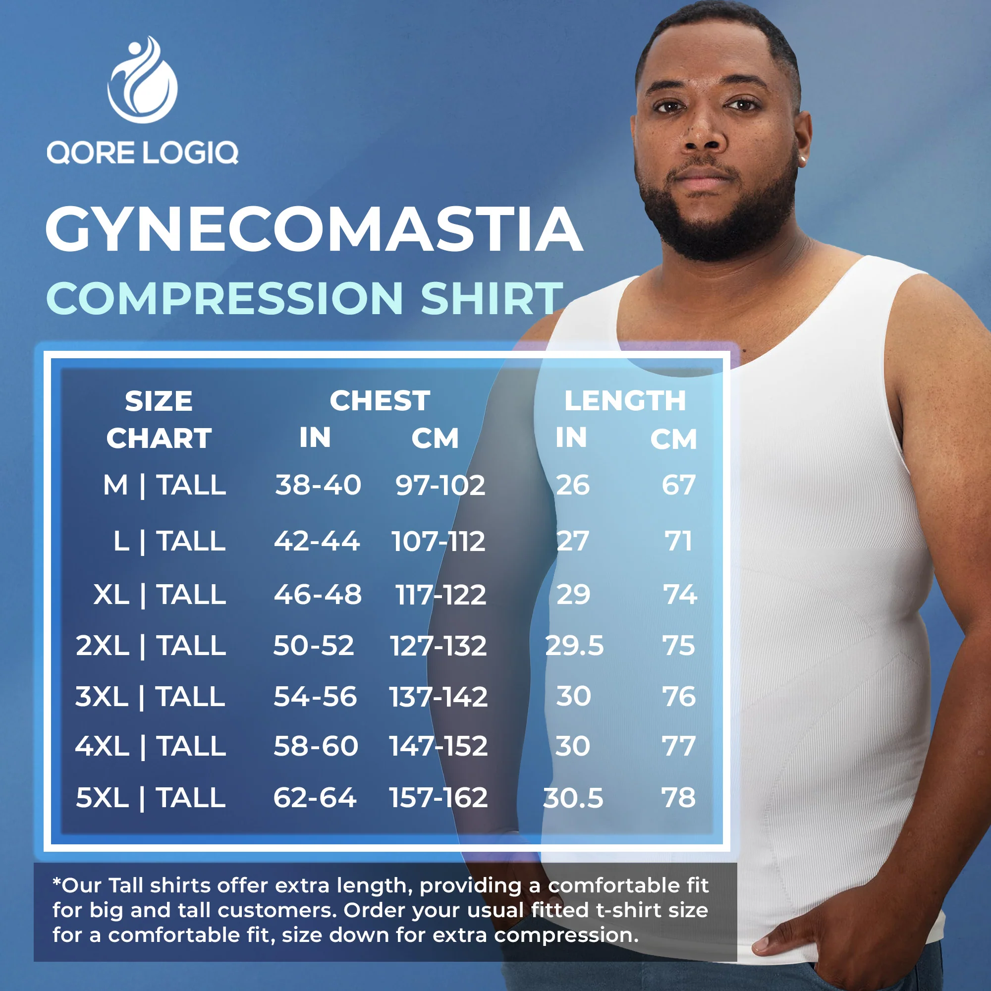 Compression Shirt Tank Top | Tall Length - Image 11