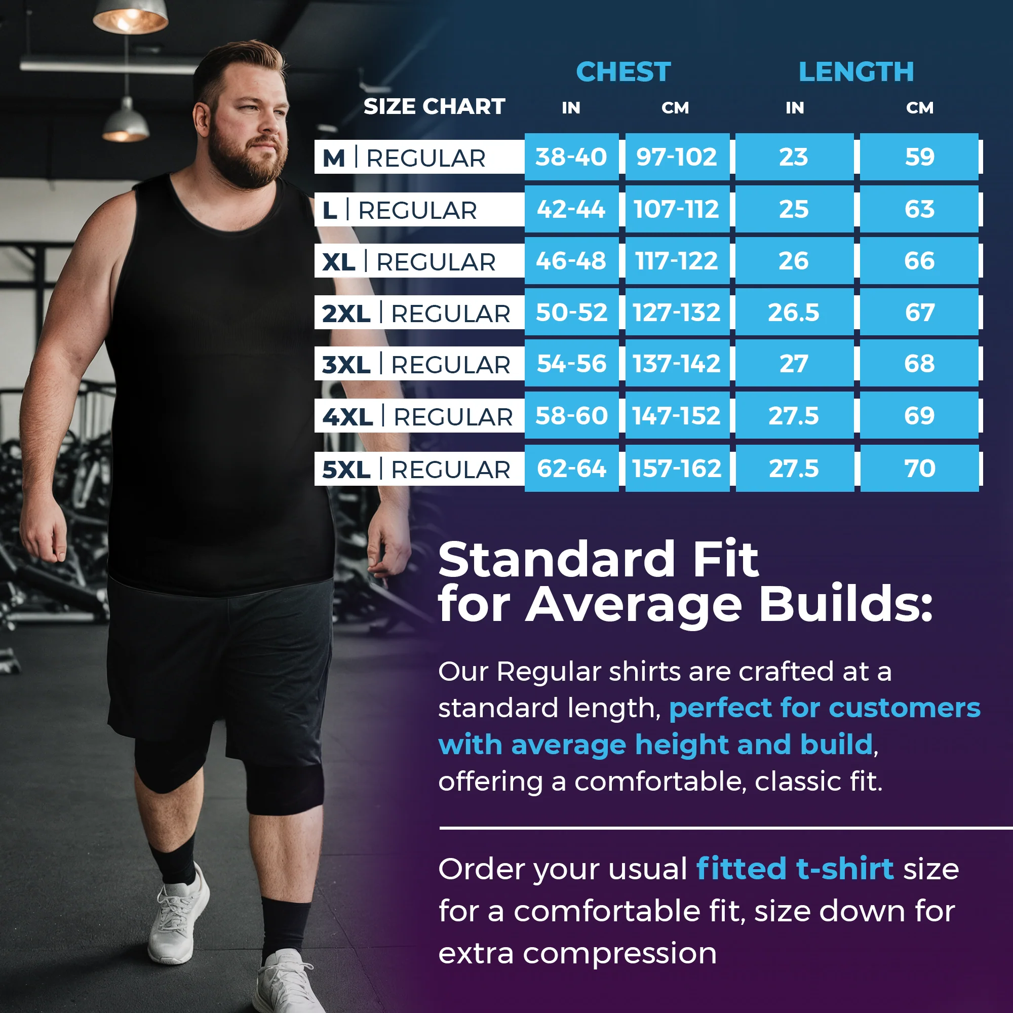 Compression Shirt Tank Top | Regular Length - Image 13