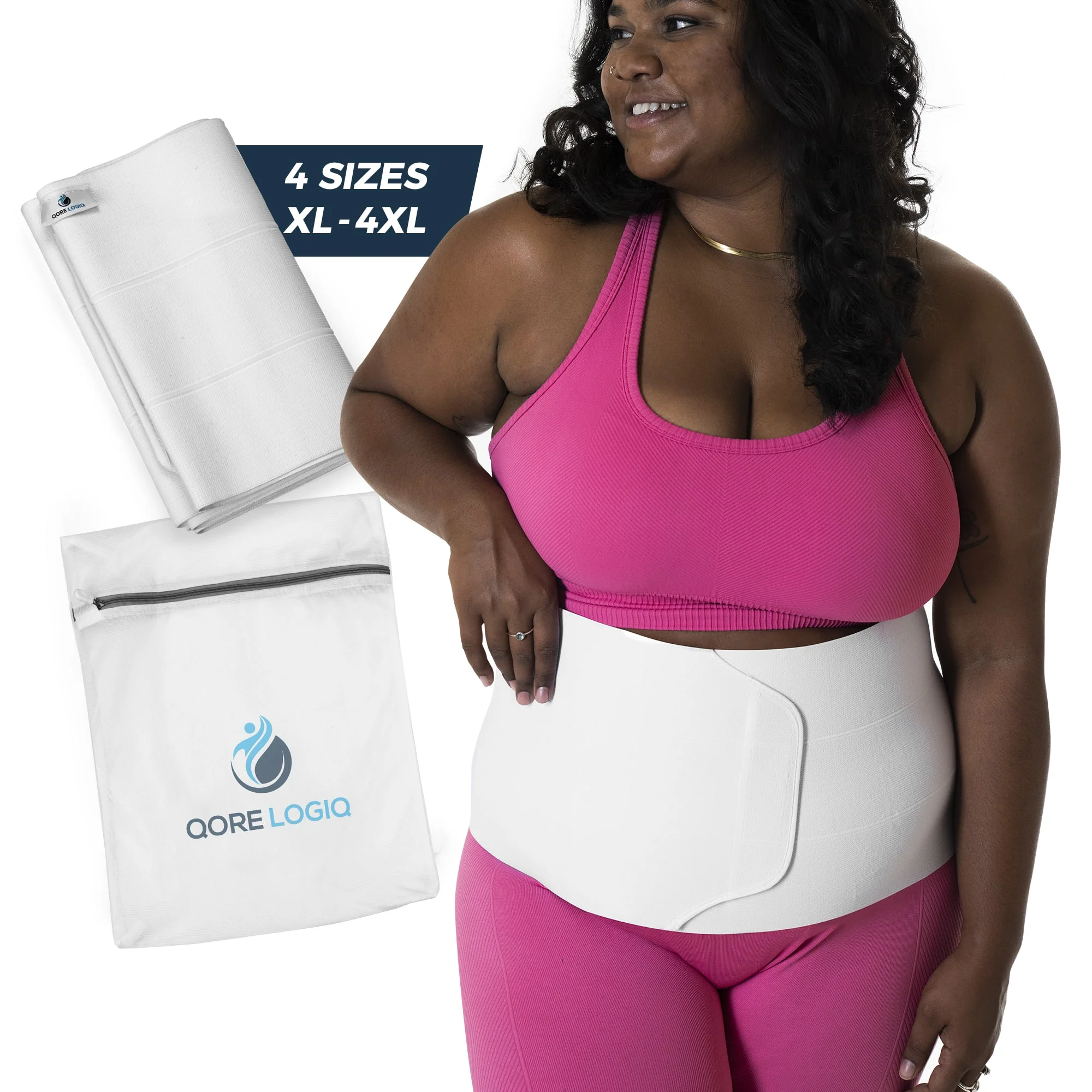 Plus Size 12 Inch Abdominal Binder - Image 14